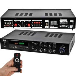 DNA AMPLI 5.0 lydforstærker stereo HiFi Bluetooth USB SD FM AUX fjernbetjening