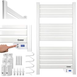 Cronos TW-500 elektrisk badeværelsesradiator hvid