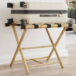 vidaXL foldbar bagagebærer 62x42x50,5 cm bambus