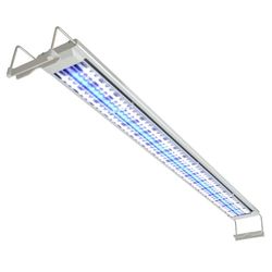vidaXL LED akvarielampe, IP67, aluminium, 120-130 cm