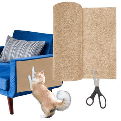 KRADSEmåtte til kat, selvklæbende kradsestolpe 200x40 cm beige [M-DRAPAK1]