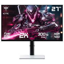 KTC H27E6 Spelmonitor - Snabb IPS 2K QHD 27 Tum - 300 Hz Uppdateringsfrekvens - 2560 x 1440 Upplösning - HDR 400
