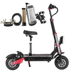 Boyueda S5 11'' elektrisk skoter med dubbelt driv för vuxna, 6000W motor, 38AH batteri, NFC-funktion, 85KM/H, uthållighet: 100-120KM