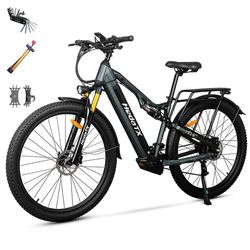 Hedatx TX19 29'' elcykel, 1000W peakmotor, MAX 45 km/h, 19.2AH batteri, hydrauliska Shimano-bromsar, 27 växlar, 29''*2.4 däck.