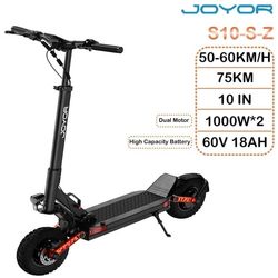 JOYOR S10-S-Z 10'' terränggående elscooter, 2000W motor, 18AH batteri, 60 km/h, 40-75 km uthållighet