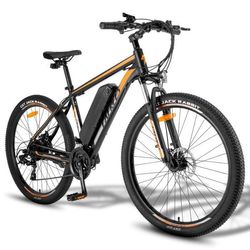 FAFREES F28 MT Elcykel för Berg - Motor 250W - Batteri 36V 15Ah - Däck 27,5×2,25 tum - Svart Orange