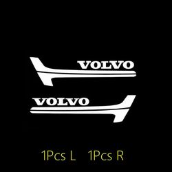 2 stk. bildørslys LED velkomstlaserprojektorlogolampe baggrundsbelysning til Volvo Rdesign V50 S60 XC60 S40 XC40 XC90 V6 tilbehør
