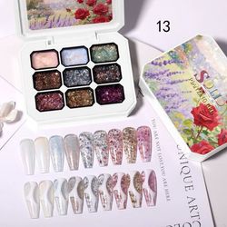 Fast gel-klistrelim til neglekunst til kreative negledesigns