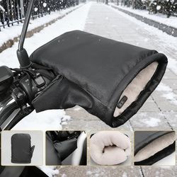 Motorcykel Styrmuffar Vindtäta Vintervantar Värmare Handskar Vattentäta Handmuffar Cykelhandtagsskydd Handvarma Motorcykel