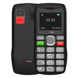 TTFONE TT890 - 4G-telefon för seniorer, stora talande knappar, SOS, USB-C, Bluetooth, kamera