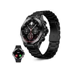 Smartklocka - KSIX - Svart Titan - AMOLED-skärm 1.43' - Bluetooth 5.3 - IP67