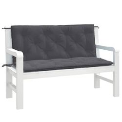 vidaXL Set av 2 Utebänk Kuddar, Balkong Kuddar, Utepatio Sittkuddar, Trädgårds Terrass Kuddar, 4002596