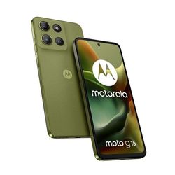 Smartphone Android - MOTOROLA - Moto G15 - 8 GB/128 GB - Batteri 5200 mAh Turbo Charge - Dubbel kamera 50 MP