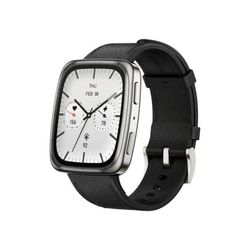 Amazfit Active 2 Square Premium NFC Smartwatch 1.75" AMOLED Safir GPS Silver med 2 Remmar