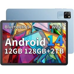 Blackview Tab60 WiFi — 10,1" surfplatta Android 14, 12 GB RAM, 128 GB, Wi‑Fi 6, 5100 mAh