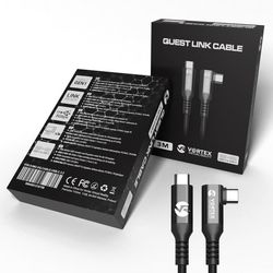 3 m kabel från VortexVR USB-C till Meta Quest Link | till Quest 3S Quest 3 Quest 2