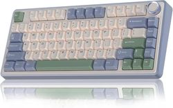 AULA F75 75% trådlöst mekaniskt speltangentbord RGB Hot Swap Bluetooth 5.0 2.4GHz USB-C Reaper Switch
