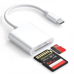Type-C / USB-C -kortinlukija SD TF -muistikorttisovitin Useita älykkäitä yleiskäyttöisiä yhteensopivuuskortinlukijoita nopea tiedonsiirto