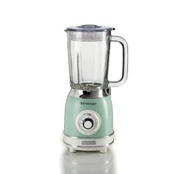 BLENDER VINTAGE GLAS 1000 WATT 583 ARIETE GRØN