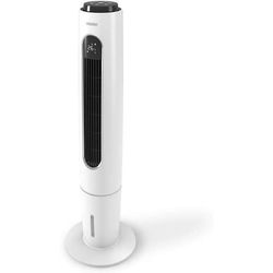 Olimpia Splendid 99312 Peler Tower Ionizer tornkylare med oscillerande bas, timer och 3,5 liters dunk, 300 m3/h, 65 W