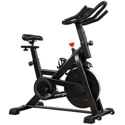 Motionscykel med app och magnetiskt motstånd | Färg: Svart | Mått: 52,5x111,5x114,5 cm