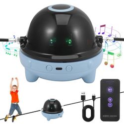 Elektriskt hopprep - Smart hopprepsmaskin - Automatisk räknare - Musik och Bluetooth - Fjärrkontroll - För barn och vuxna - Svart