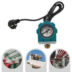 Tryckströmbrytare för Vattenpump - Pumpkontroll - 1,5 kW Effekt - NPT 1,27 cm Gänga - 220 V - PVC - Blå