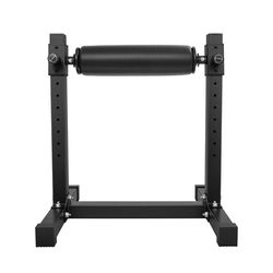 Bulgarian Split Squat Ställ - Justerbart Single Leg Squat Stöd - 9 Höjdlägen - Max 200 kg Belastning - Q235 Kolstål - Hemmagym Benstyrketräning - Svart