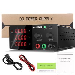 DC laboratorienätaggregat - Bänknätaggregat - 0–30V 0–30A justerbart - 900W switchat - Enkel utgång 50/60Hz - Svart