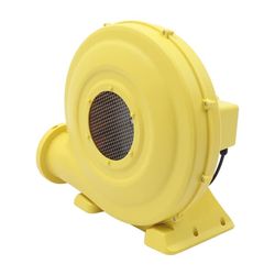 Hoppborgsfläkt/Luftblåsare - Radialfläkt 950 W - Kommersiell - Pumpfläkt - Snabb uppblåsning - Ljusgul