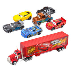 7X Cars 2 Lightning McQueen Racer Car&Mack Truck Kids Toy Collection Gifts Brand New