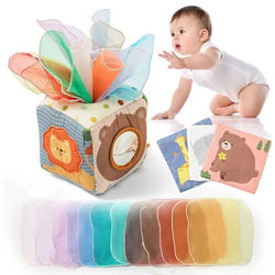Baby Montessori Toys Magic Tissue Box Finger Exercising Busy Board Educational Brand New