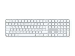 Apple Magic Keyboard with Touch ID and Numeric Keypad - Tangentbord - USB-C - trådlös - Bluetooth - svensk - vita tangenter