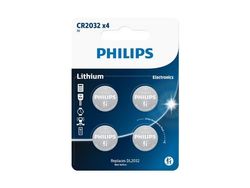 Philips CR2032-litium-nappiparistot, 4 kpl
