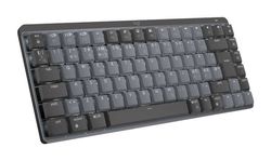 Logitech MX Keys Mechanical Mini - Tastatur - bagbelyst - Bluetooth, 2,4 GHz - Pan Nordic - smakskontakt: GL Taktil - Grafit