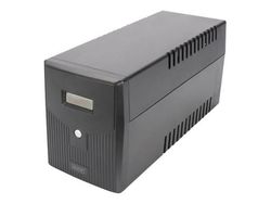 DIGITUS Professional DN-170076 - UPS - AC 230 V - 1200 Watt - 2000 VA - 9 Ah - USB, RS-232 - utgångskontakter: 4
