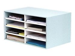 Bankers Box Style - Sorterer - 8 rom - for A4 (210 x 297 mm) - hvit, grønn