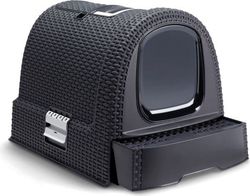 CURVER kattebakke - sort 40 x 38,5 x 51,5 cm