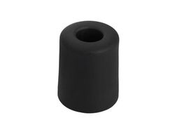 Dørstøtte husholdning 3,5 cm, Ø 3 cm, gummi, svart
