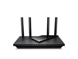 TP-Link Archer AX55 Pro, Wi-Fi 6 (802.11ax), Dobbelbånd (2.4 GHz / 5 GHz), Ethernet/bredbåndsforbindelse, Svart, Skrivebord/stolperuter