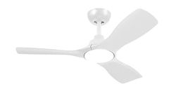 Philips Takfläktslampa Olas 30 (fläkt) + 24 (lampa) W, Bladfläkt för hushållsbruk, Vit, Tak, Metall, IP20, I