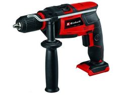 Einhell TC-ID 18 Li - Solo, Boremaskin med pistolgrep, Svart, Rød, 1,3 cm, 260 RPM, 2,5 cm, 1 cm - SOLO