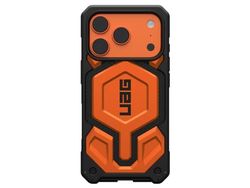 Urban Armor Gear Monarch Pro, Etui, Apple, iPhone 17 Pro, 16 cm (6.3"), Oransje, Svart
