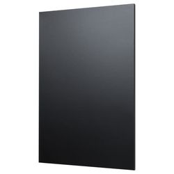 Magnetisk Kridttavle i stål 60 x 90 cm. Sort