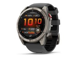 Garmin Fenix 8 Pro - 51 mm - titan - Ja sportklocka med rem - silikon - graphite/black - handledsstorlek: 127-210 mm - display 1.4" - 32 GB - Bluet...
