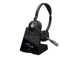 Jabra Engage 75 SE Stereo - Hodesett - on-ear - DECT / Bluetooth - trådløs - NFC - Zoom Certified, Google Meet Certified, Amazon Chime Certified, C...