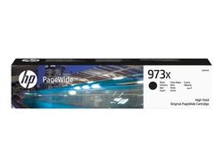 HP 973X - Høy ytelse - svart - original - PageWide - blekkpatron - for PageWide Managed P55250; PageWide Pro 452, 477, 552, 577, MFP 477