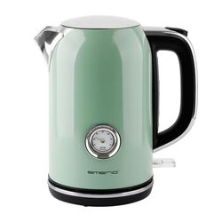 Emerio WK-133282, 1,7 l, 2200 W, Svart, Grønn, Vannivåindikator, Trådløs
