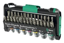 Wera Tool-Check Automotive 1, 1 stykker, Sort, Grønn, Rustfritt stål, Rustfritt stål, 478 g, 51 mm, 218 mm