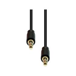 ProXtend Jack 3,5 mm til Jack 3,5 mm kabel 1 m svart (M3S-01)